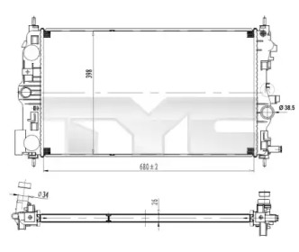 Теплообменник TYC 725-0037