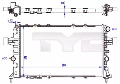 Теплообменник TYC 725-0041-R