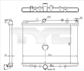 Теплообменник TYC 726-0018-R