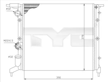 Теплообменник TYC 728-0032