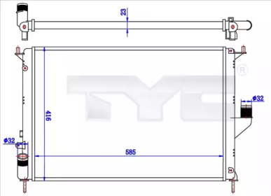 Теплообменник TYC 728-0057