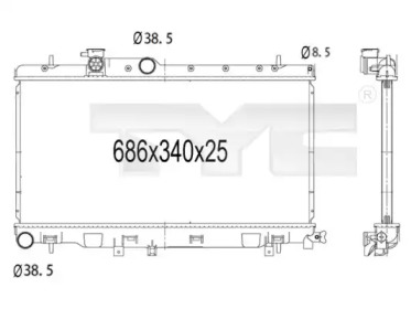 Теплообменник TYC 734-1007