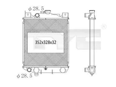 Теплообменник TYC 735-1008