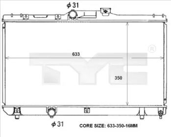 Теплообменник TYC 736-0047