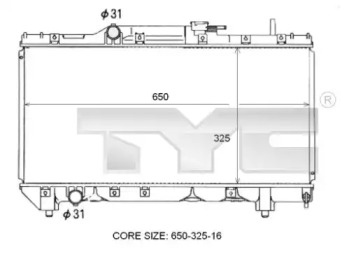 Теплообменник TYC 736-0097