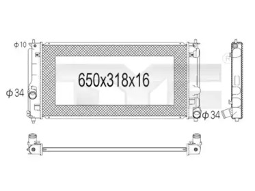 Теплообменник TYC 736-1006