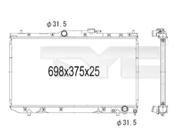 Теплообменник TYC 736-1007