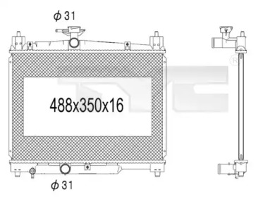 Теплообменник TYC 736-1009