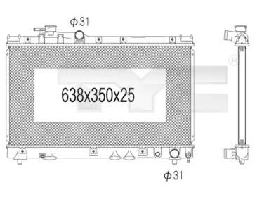 Теплообменник TYC 736-1023