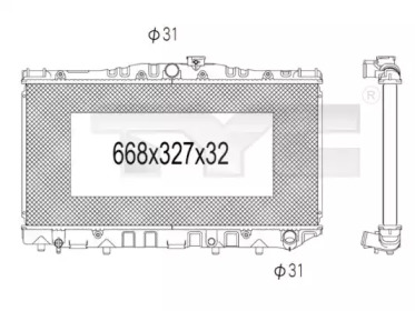 Теплообменник TYC 736-1030