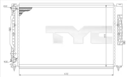 Теплообменник TYC 737-0007