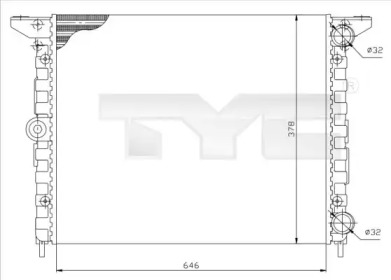 Теплообменник TYC 737-0015