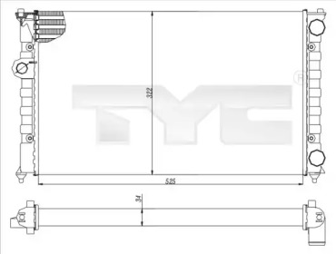 Теплообменник TYC 737-0016