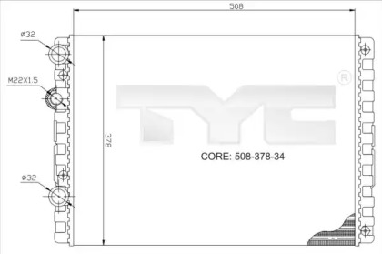 Теплообменник TYC 737-0024