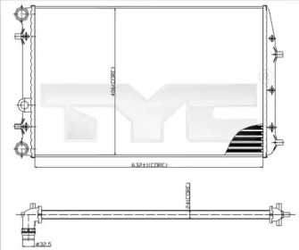 Теплообменник TYC 737-0042