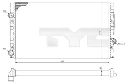 Теплообменник TYC 737-0051-R