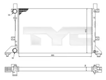 Теплообменник TYC 737-0056