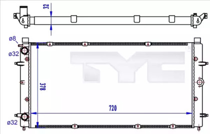 Теплообменник TYC 737-0059-R