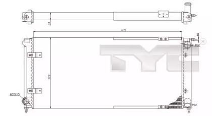 Теплообменник TYC 737-0059