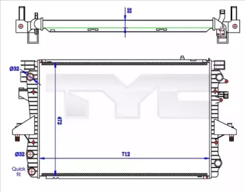 Теплообменник TYC 737-0061-R