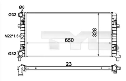 Теплообменник TYC 737-0064-R