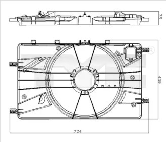 Кронштейн TYC 825-0018-1