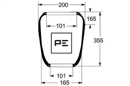 Баллон пневматической рессоры PE Automotive 084.034-70A