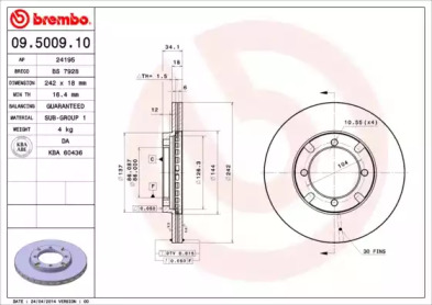  BREMBO 09.5009.10