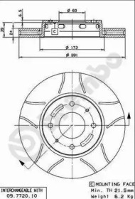  BREMBO 09.7720.75