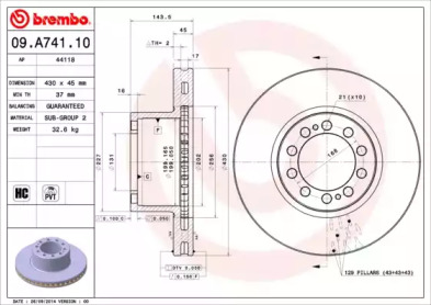  BREMBO 09.A741.10