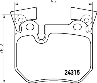 Комплект тормозных колодок BREMBO P 06 059