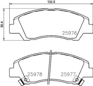 Комплект тормозных колодок BREMBO P 30 076