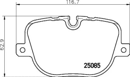 Комплект тормозных колодок BREMBO P 44 025