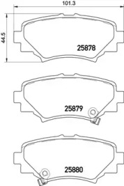 Комплект тормозных колодок BREMBO P 49 049