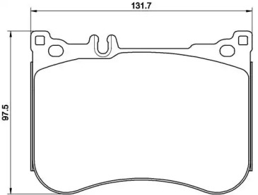 Комплект тормозных колодок BREMBO P 50 114