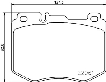 Комплект тормозных колодок BREMBO P 50 120