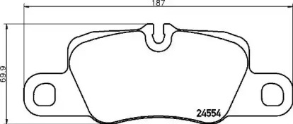 Комплект тормозных колодок BREMBO P 65 029