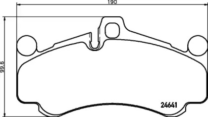 Комплект тормозных колодок BREMBO P 65 034