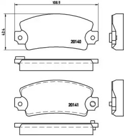  BREMBO P 68 004