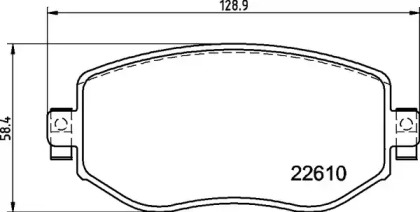 Комплект тормозных колодок BREMBO P 68 068