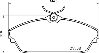 Комплект тормозных колодок BREMBO P 82 003