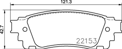 Комплект тормозных колодок BREMBO P 83 166