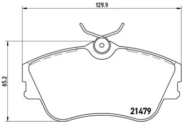 Комплект тормозных колодок BREMBO P 85 029