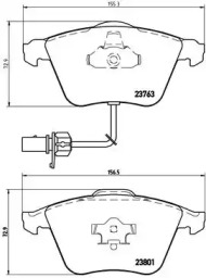 Комплект тормозных колодок BREMBO P 85 084