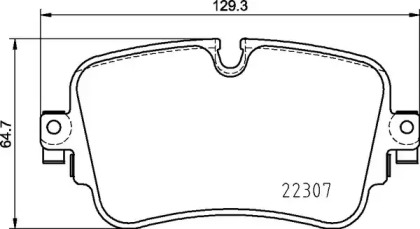 Комплект тормозных колодок BREMBO P 85 161