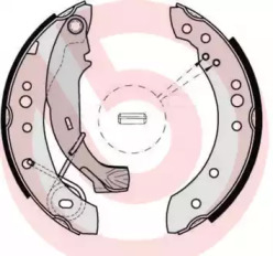 Комлект тормозных накладок BREMBO S 61 526