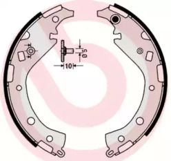 Комлект тормозных накладок BREMBO S 83 549