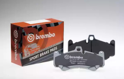 Комплект тормозных колодок (высокопроизв. тормоза) BREMBO 07.B314.52