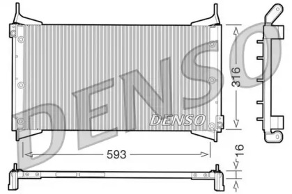 Конденсатор, кондиционер DENSO DCN09012