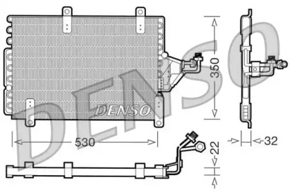 Конденсатор, кондиционер DENSO DCN09143